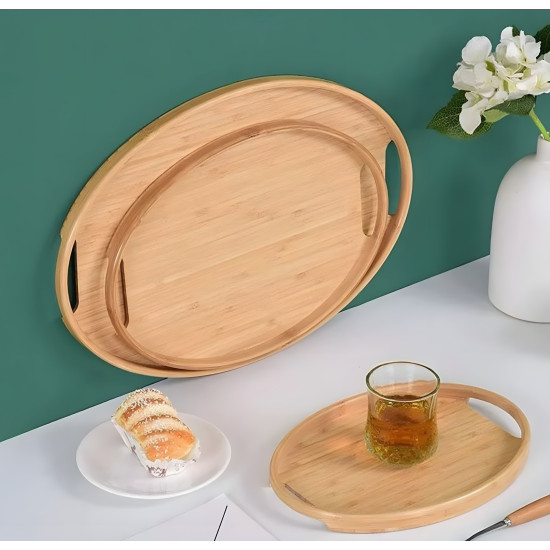 Wooden Tray Set 3 Pcs